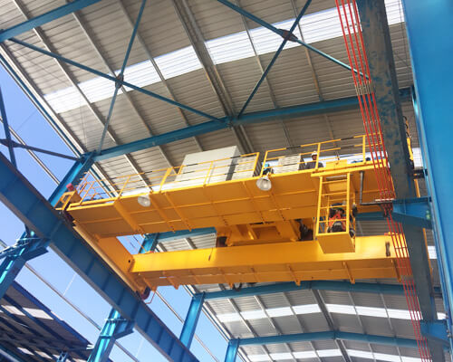 Steel Structure With Crane And Runway System