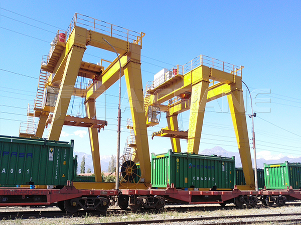 60 Ton Double Girder Gantry Crane in Railway