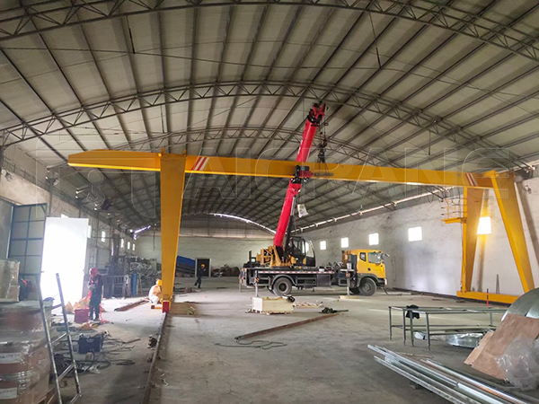 AQ-NMH European Single Girder Gantry Crane For Sale