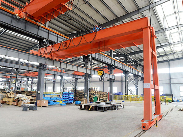 Double Girder Semi Gantry Crane Supplier