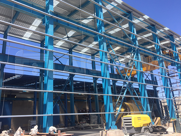 50 Ton Overhead Crane And Steel Structure Shed