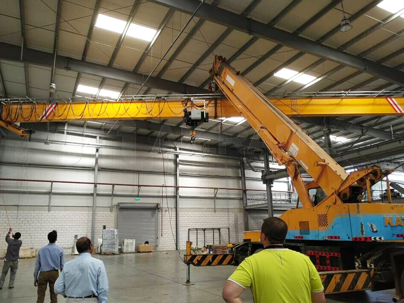 Installation of Overhead Crane in Saudi Arabia