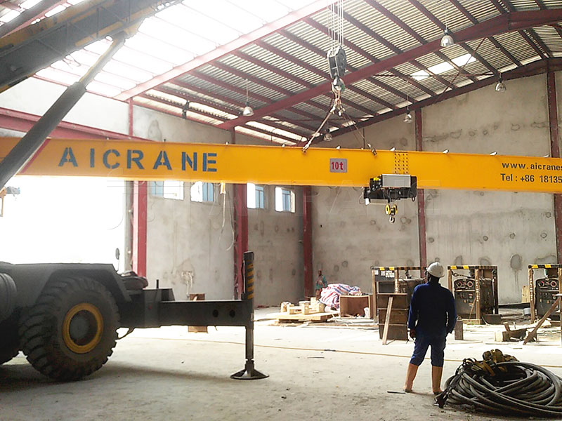 Hoisting of the Main Beam