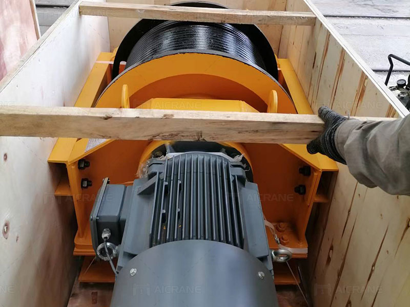 South Korea 5 Ton Winch Packing