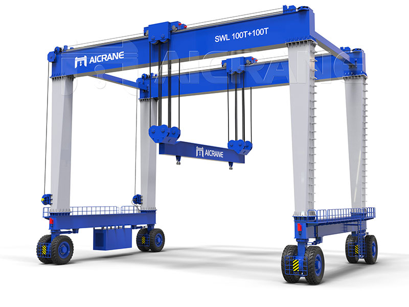 Double Beam Rubber Tyred Gantry Crane