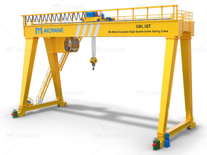 Gantry Crane in Shipyard