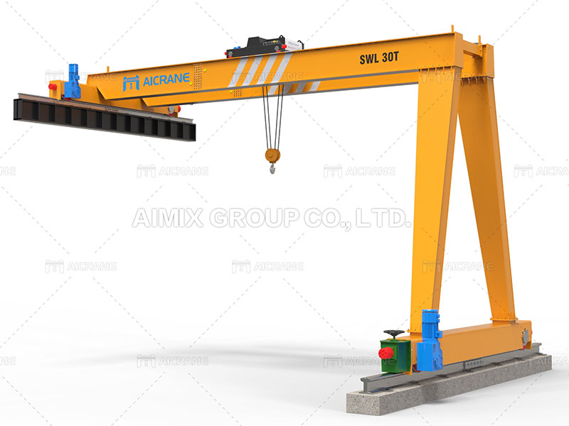 Semi Gantry Crane For Shipyard Workshop