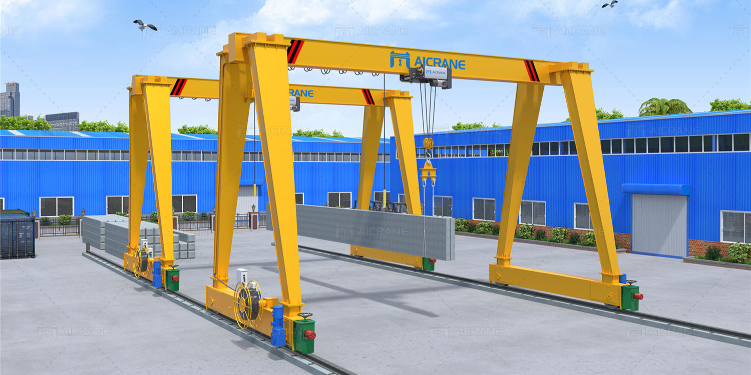 Single Girder Gantry Crane for Precast Concrete Industry