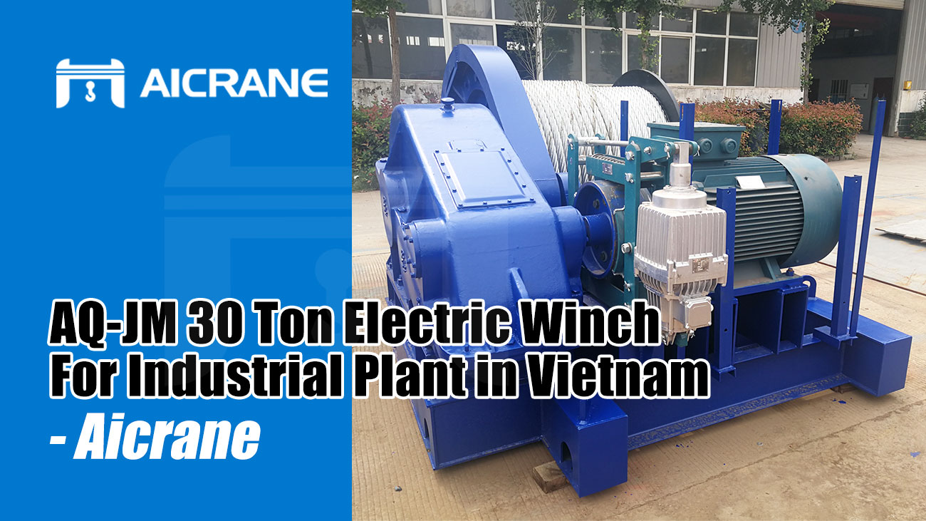 30 Ton Electric Winch in Vietnam