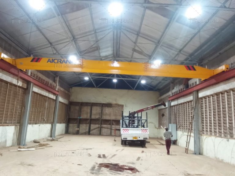 3 Ton Overhead Crane Installed in Tanzania
