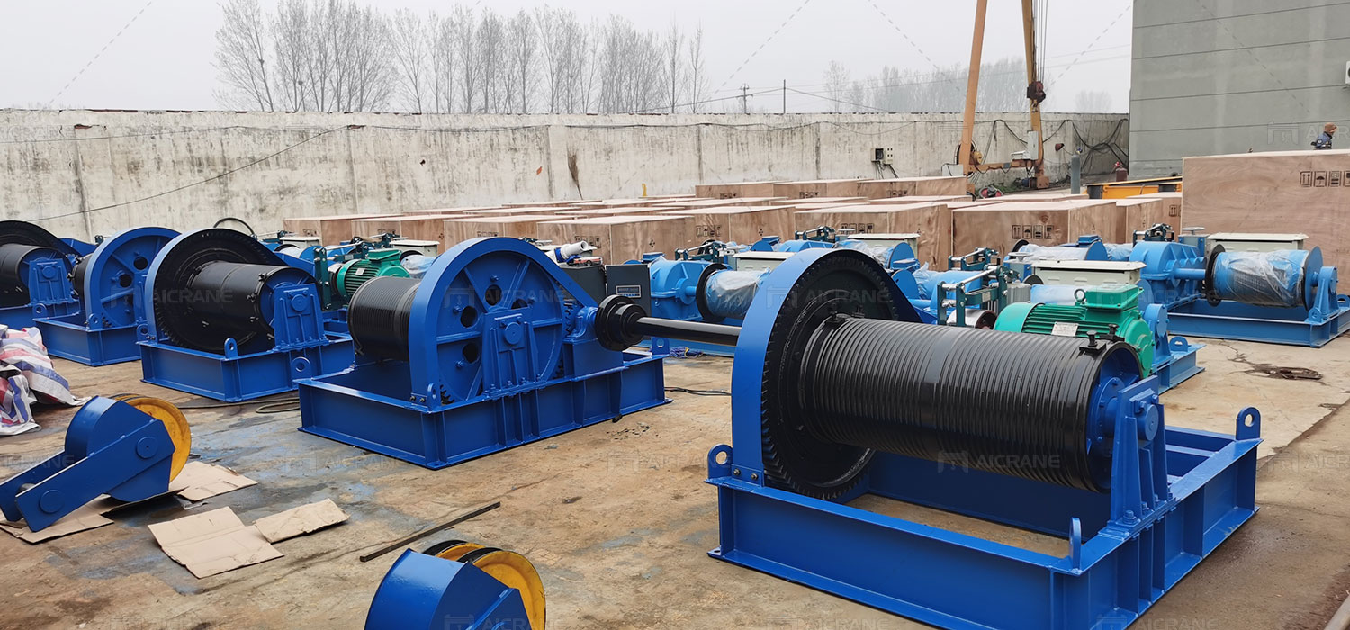 2*25 Ton Electric Winch For Hydropower Station