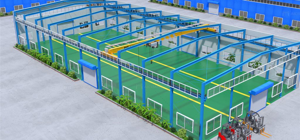 Steel Structure Workshop - Aicrane Steel Structure Solution