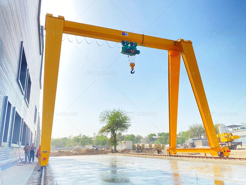 Single Girder Gantry Crane in Indonesia
