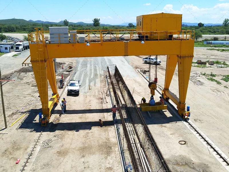 Double Girder Gantry Crane For Sale in Indonesia