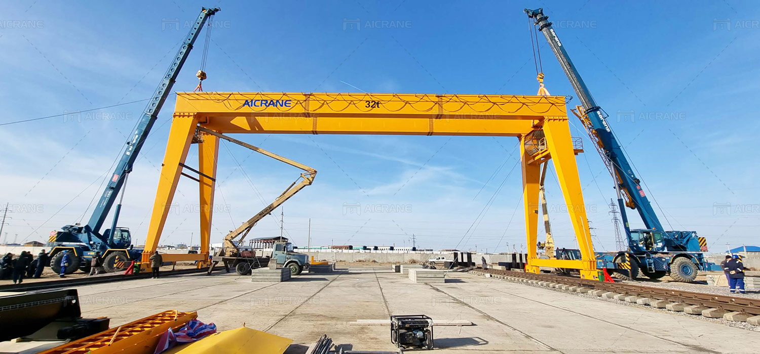 32 Ton Gantry Crane in Logistics Station