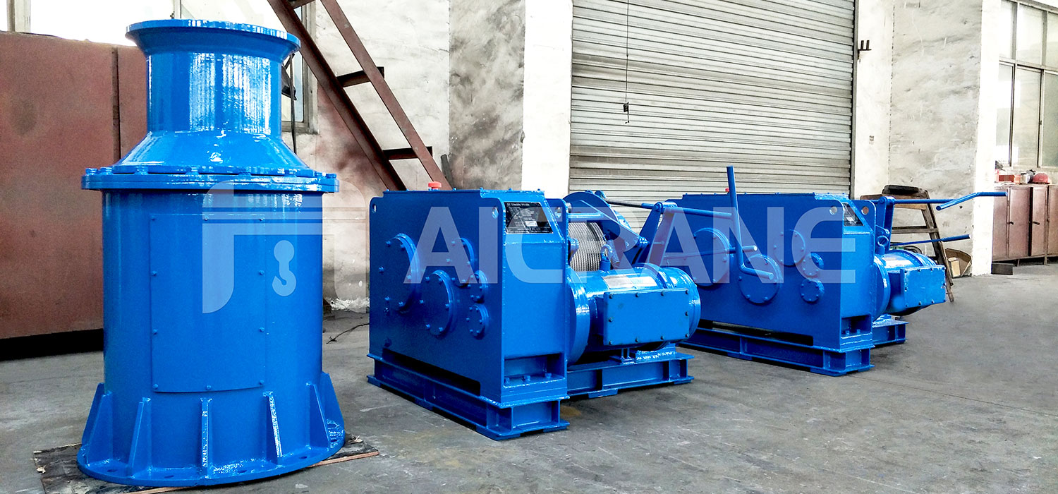 Electric Mooring Winches For A UAE Customer