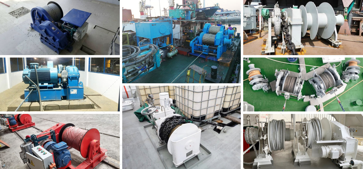 Applications of Winches in United Arab Emirates
