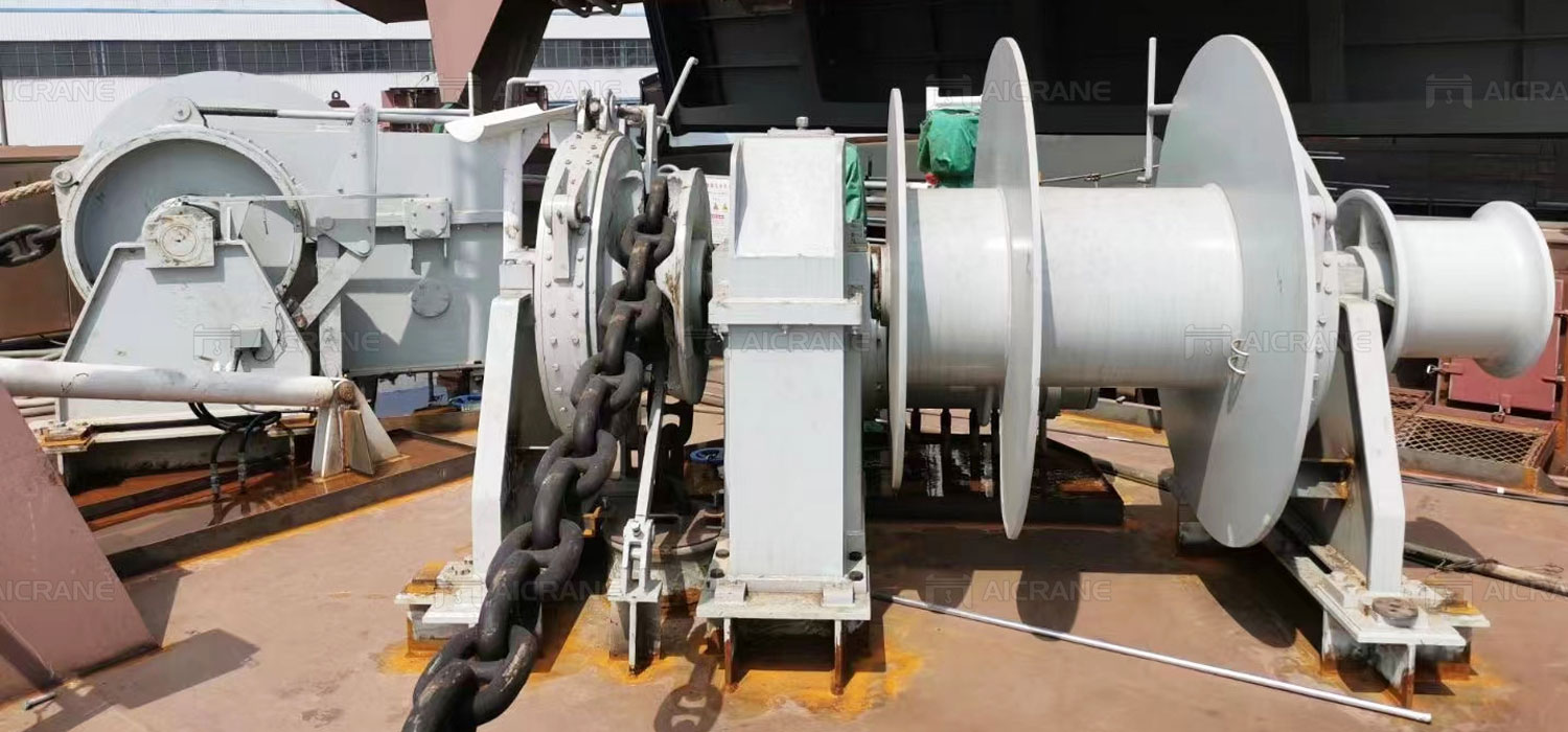 Combined Windlass Mooring Winch