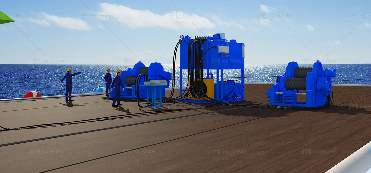 Marine Hydraulic Towing Winches