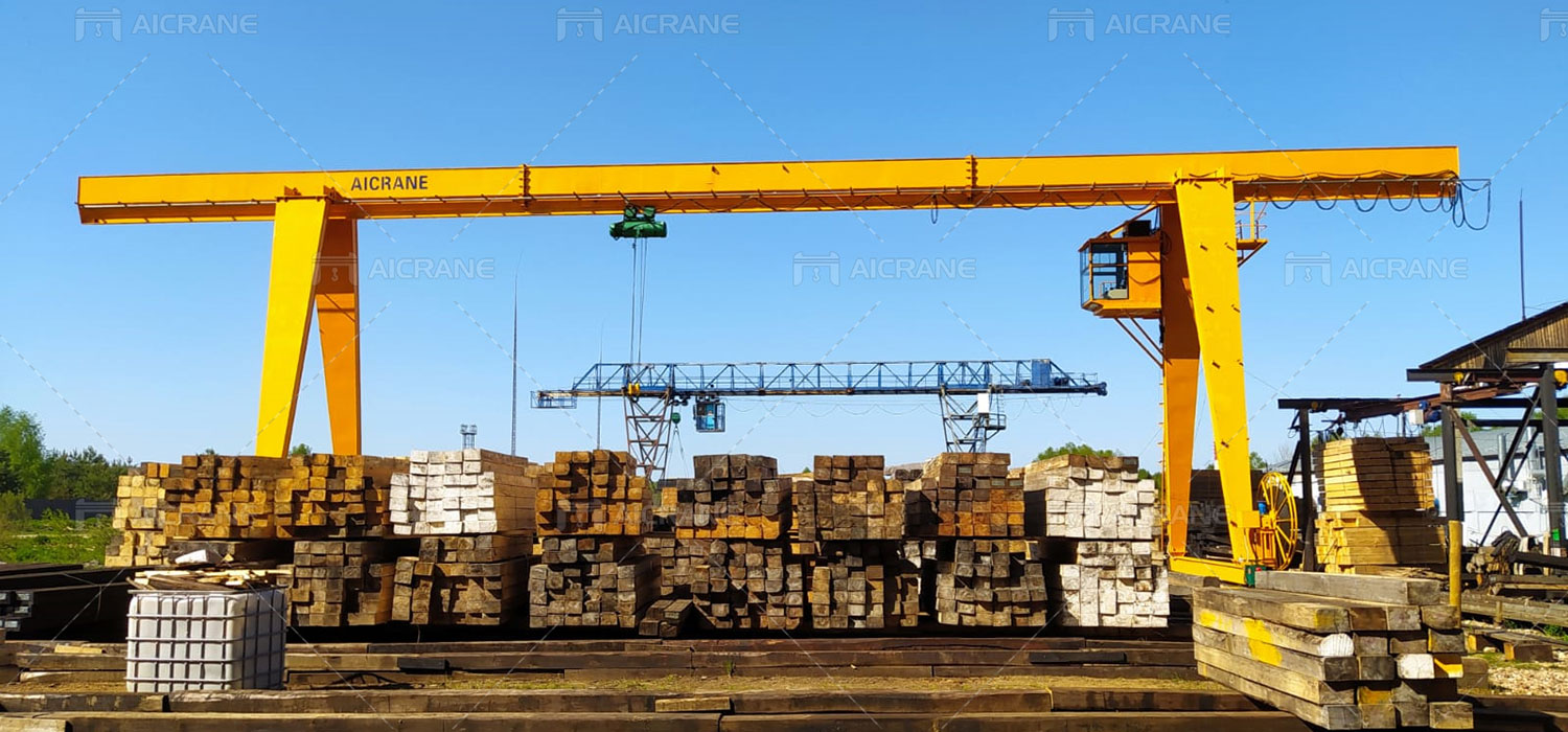 10 Ton Gantry Crane for a Timber Processing Plant