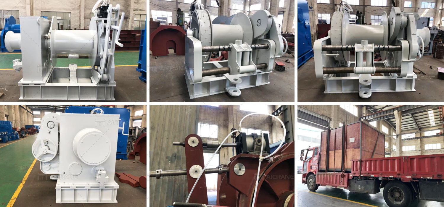 8-ton Hydraulic Towing Winch to New Caledonia