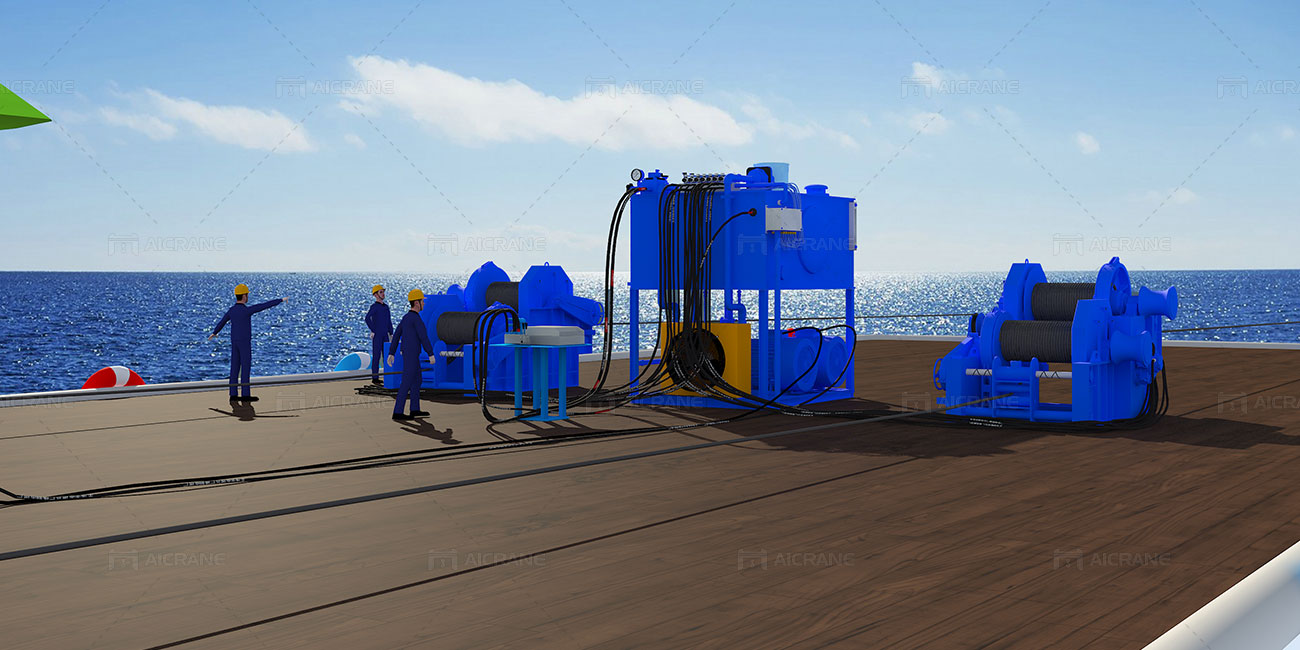 Four Point Mooring Winch System