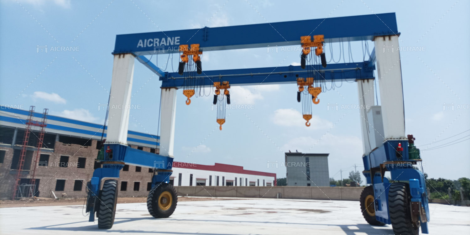 4×15 Ton Rubber Tyred Gantry Crane