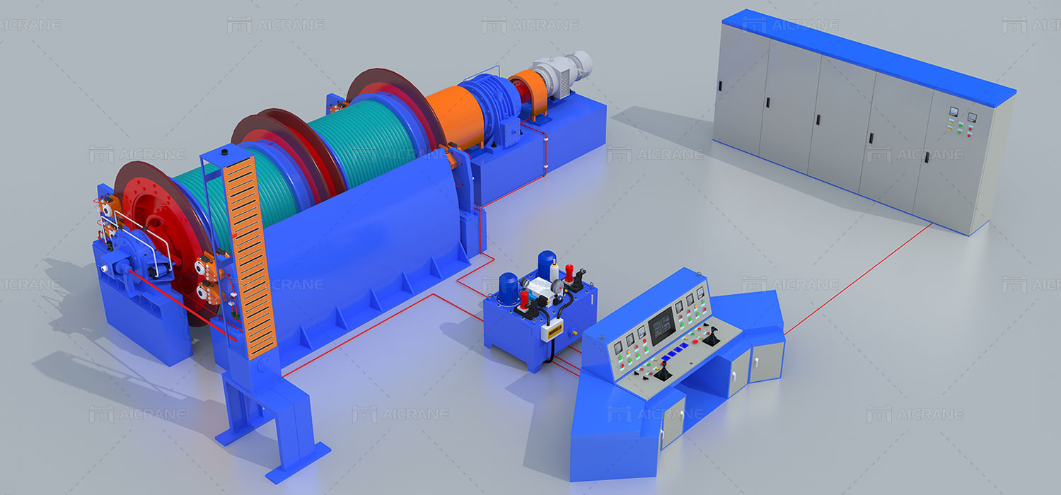 Electric Winch for Mining