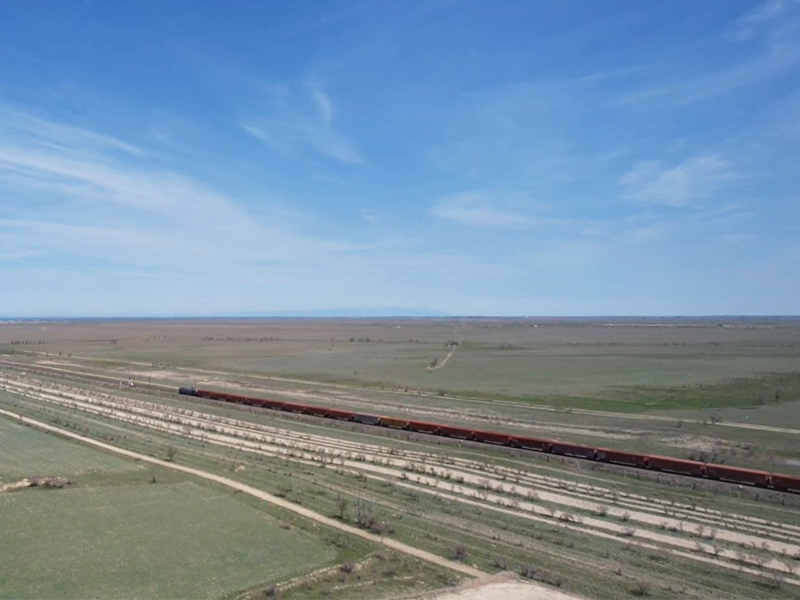 Railway in Kazakhstan