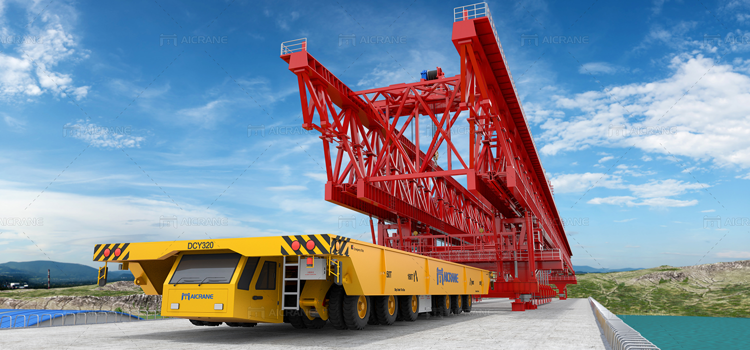 Girder Transporters In Construction