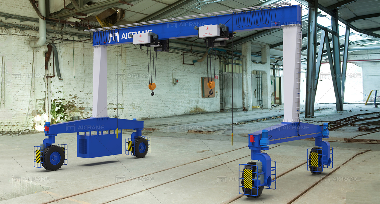 Electrical Rubber Tyred Gantry Crane