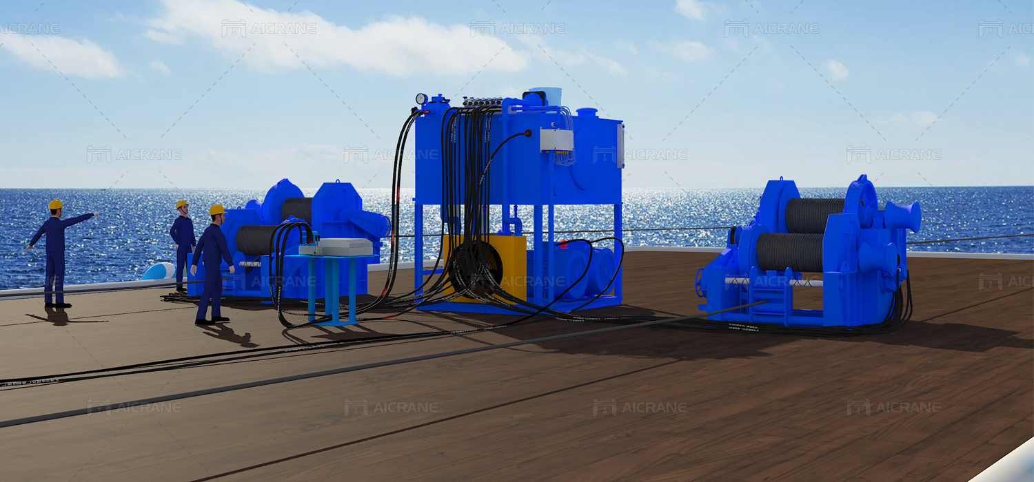 Hydraulic Winch Machine 50 Ton