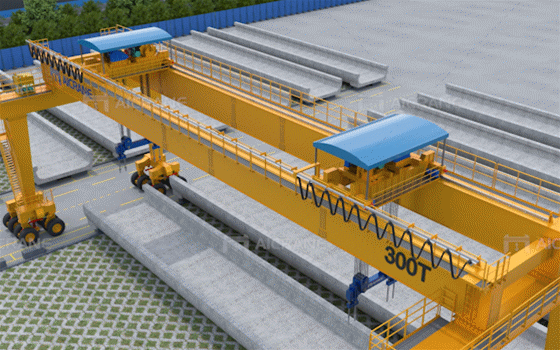 Straddle Crane for Prefab Plant