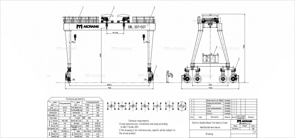 Heavy Duty Gantry Crane - 20-500 Ton Gantry Cranes