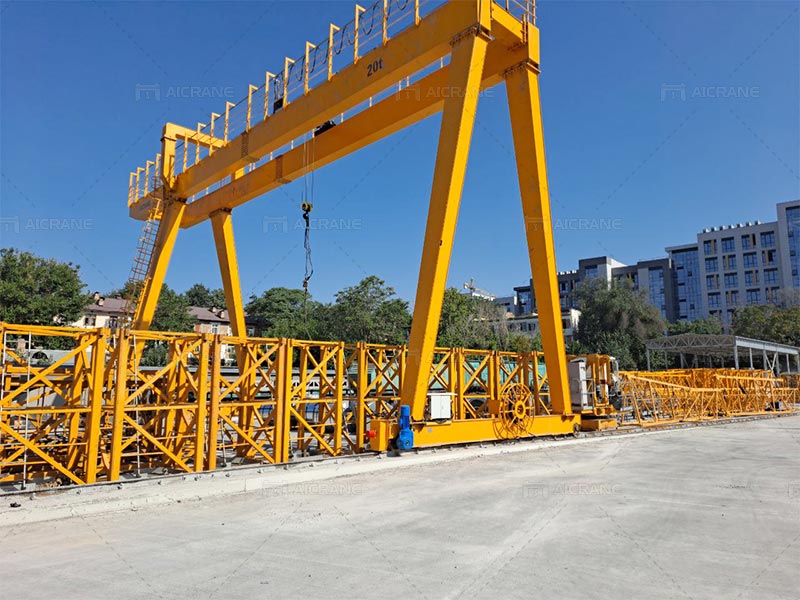 Installation of 20T Gantry Crane in Uzbekistan