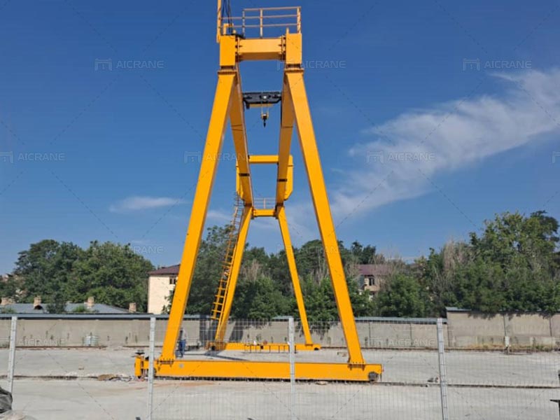 20T Double Girder Gantry Crane Installed in Uzbekistan