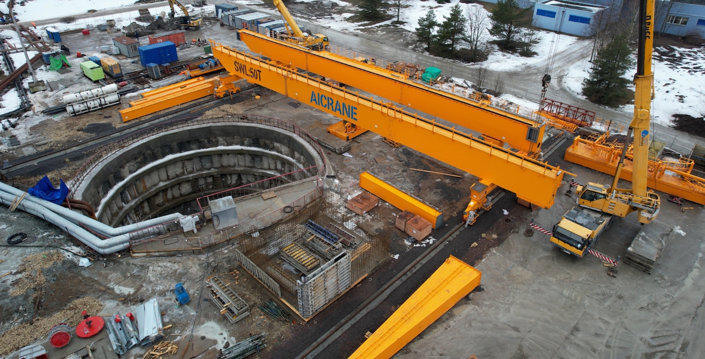 Double Girder Gantry Crane for Tunnel Construction Project