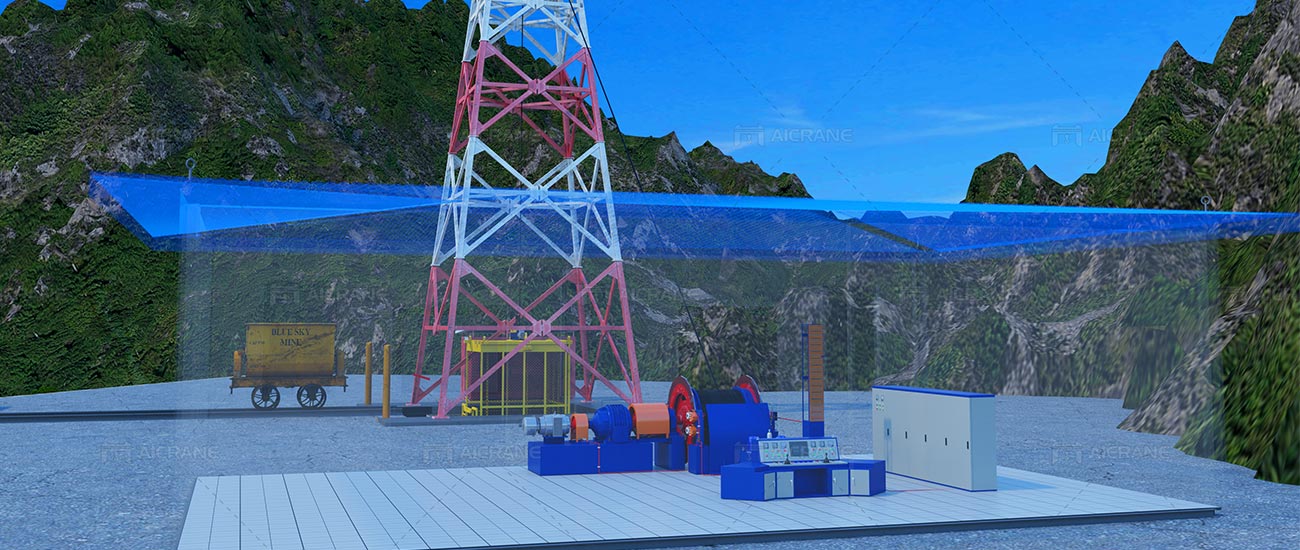 Light Duty Winch Machine for Mining