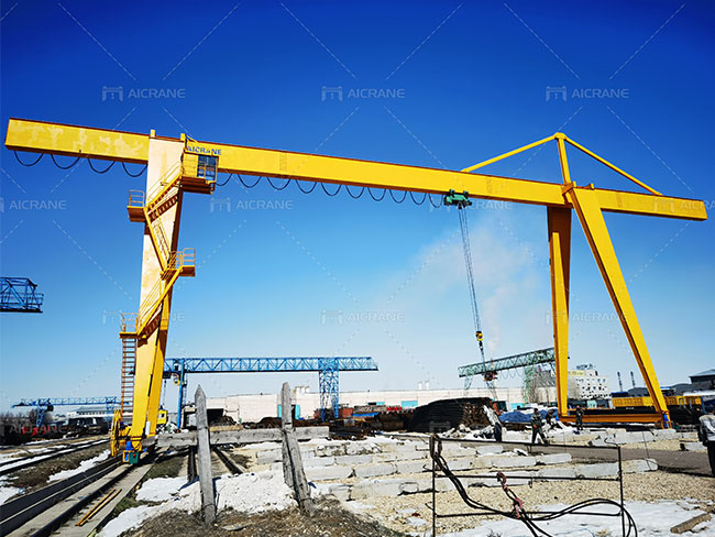 Cantilever Gantry Crane in Kazakhstan Rail Terminal
