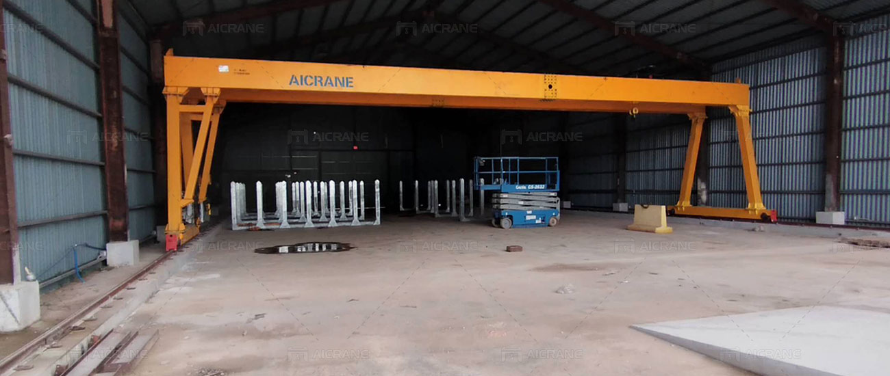 Gantry Crane for Indoor Steel Components Handling