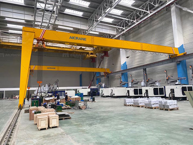 Aicrane semi gantry crane