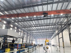 Overhead Cranes for a Manufacturing Facility in Saudi Arabia