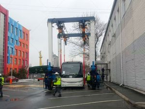 20t Rubber Tyred Gantry Crane for Bus Handling