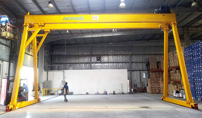 5 Ton Gantry Crane for Warehouse in the UAE