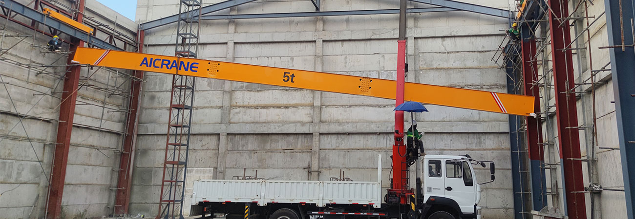 single girder overhead crane installation