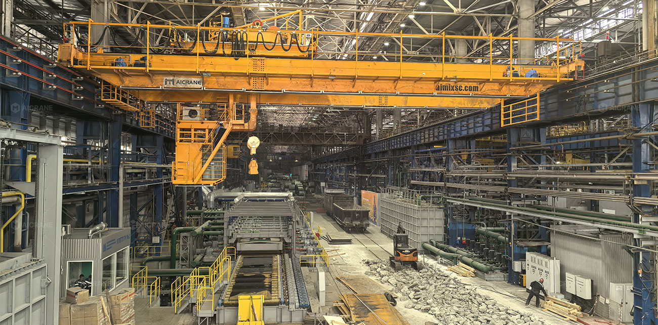 16 Ton Electromagnetic EOT Crane for a Steel Plant in Russia