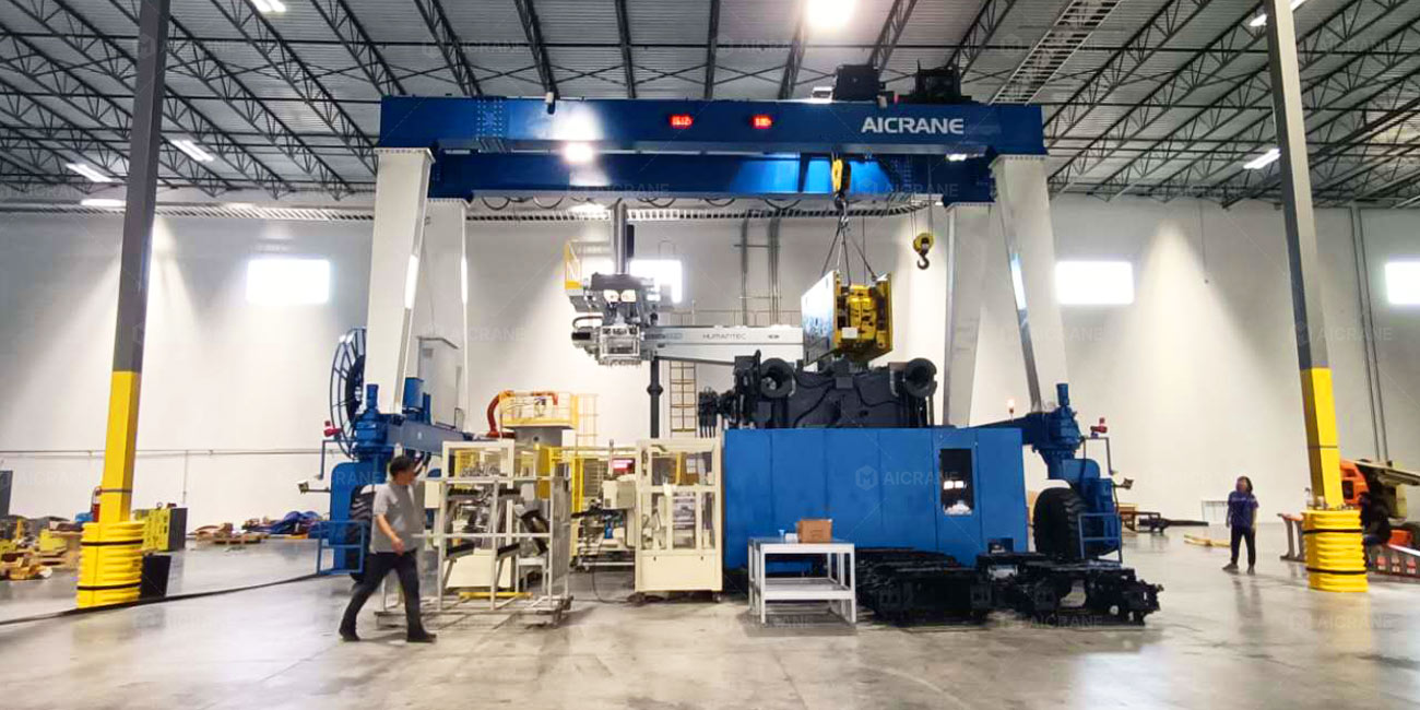 32 Ton Mobile Gantry Crane for Mold Handling