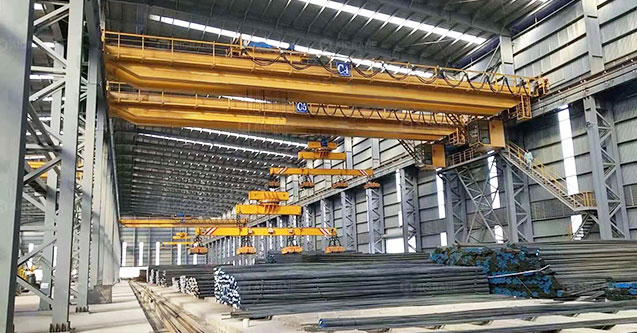 AQ-QC Electromagnetic Double Beam EOT Crane