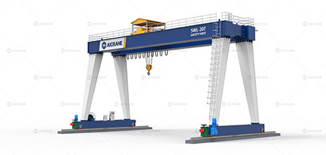 Gantry Crane on Fixed Rails