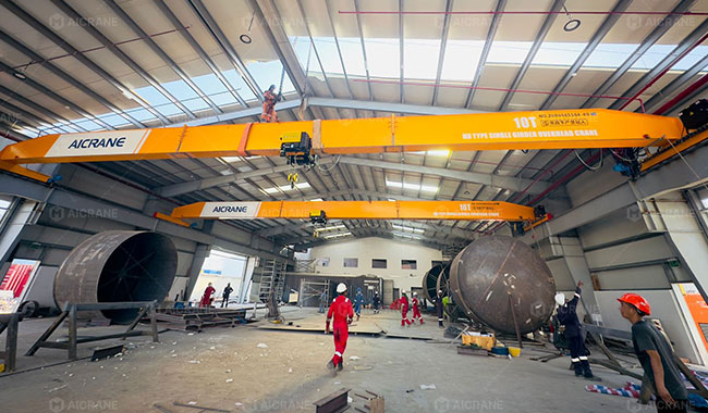 10 Ton Bridge Crane for Machinery Manufacturing in UAE